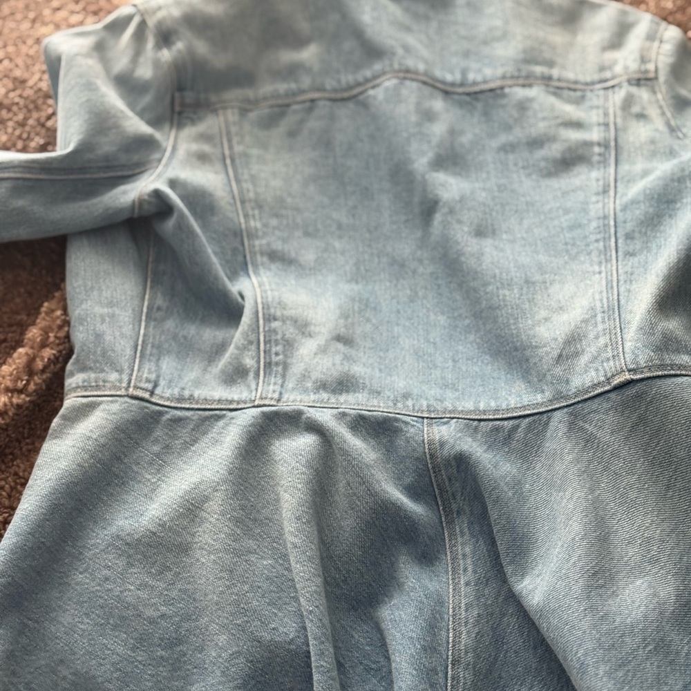 Frame flounce hem denim jacket - Picture 7 of 7